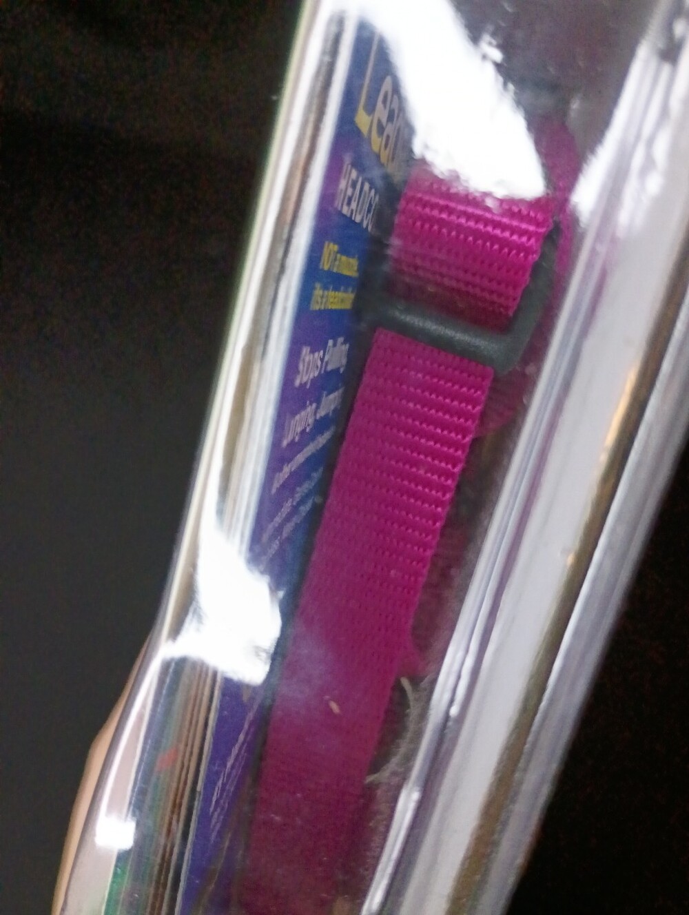Brand New Gentle Leader Size M With Padded Nose Loop Raspberry Color - Picture 4 of 4